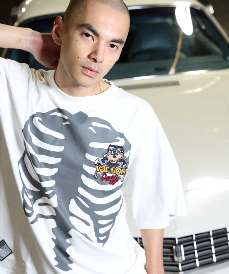 JACKROSE(ジャックローズ) |【VANSON×GALFY×JACKROSE】 骨犬Tee SS(MENS)*セットアップ対応