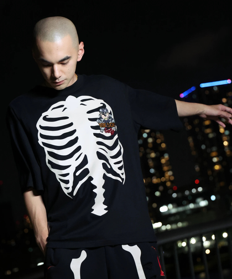 JACKROSE(ジャックローズ) |【VANSON×GALFY×JACKROSE】 骨犬Tee SS(MENS)*セットアップ対応