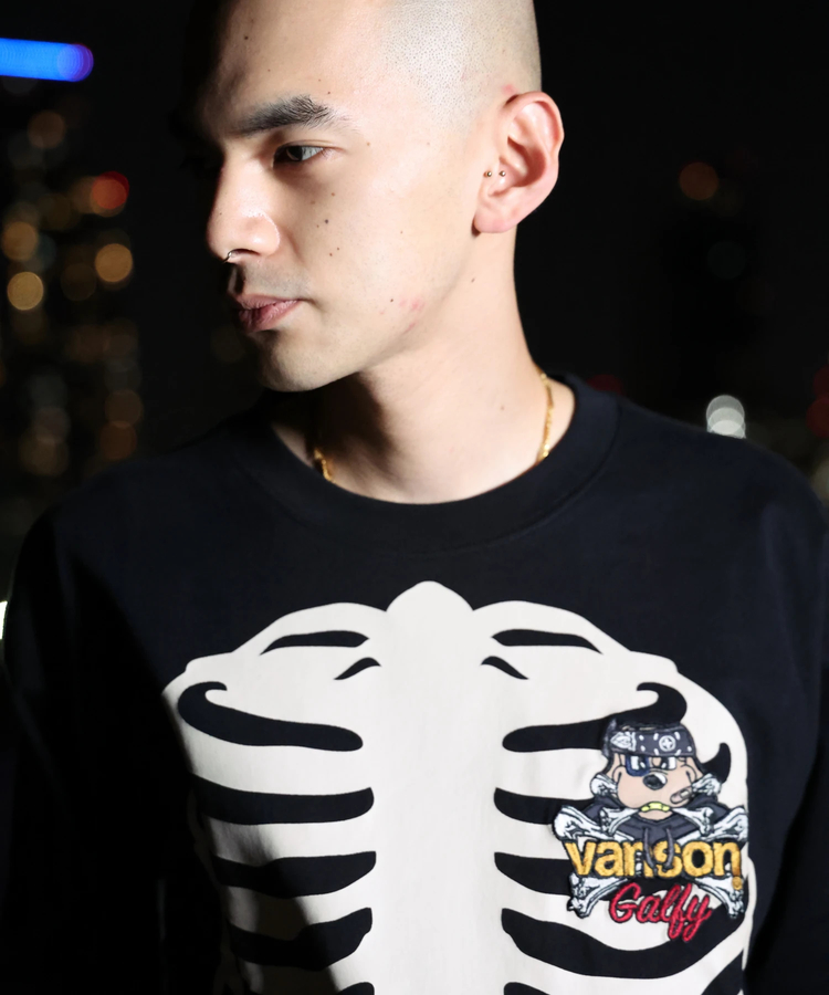 JACKROSE(ジャックローズ) |【VANSON×GALFY×JACKROSE】 骨犬Tee SS(MENS)*セットアップ対応