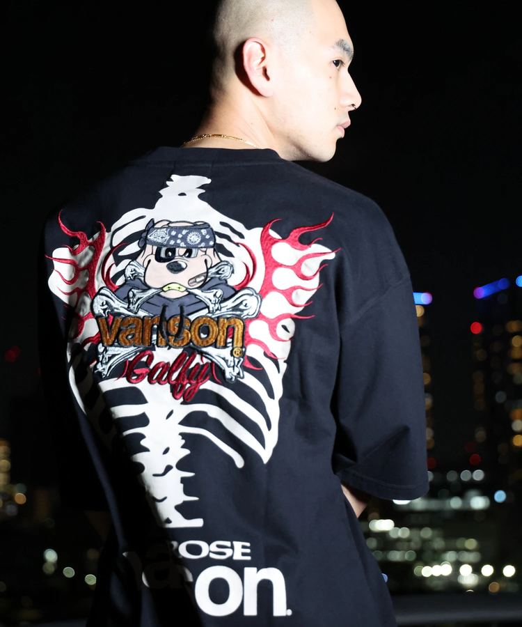 JACKROSE(ジャックローズ) |【VANSON×GALFY×JACKROSE】 骨犬Tee SS(MENS)*セットアップ対応