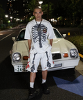 JACKROSE(ジャックローズ) |【VANSON×GALFY×JACKROSE】 骨犬Tee SS(MENS)*セットアップ対応
