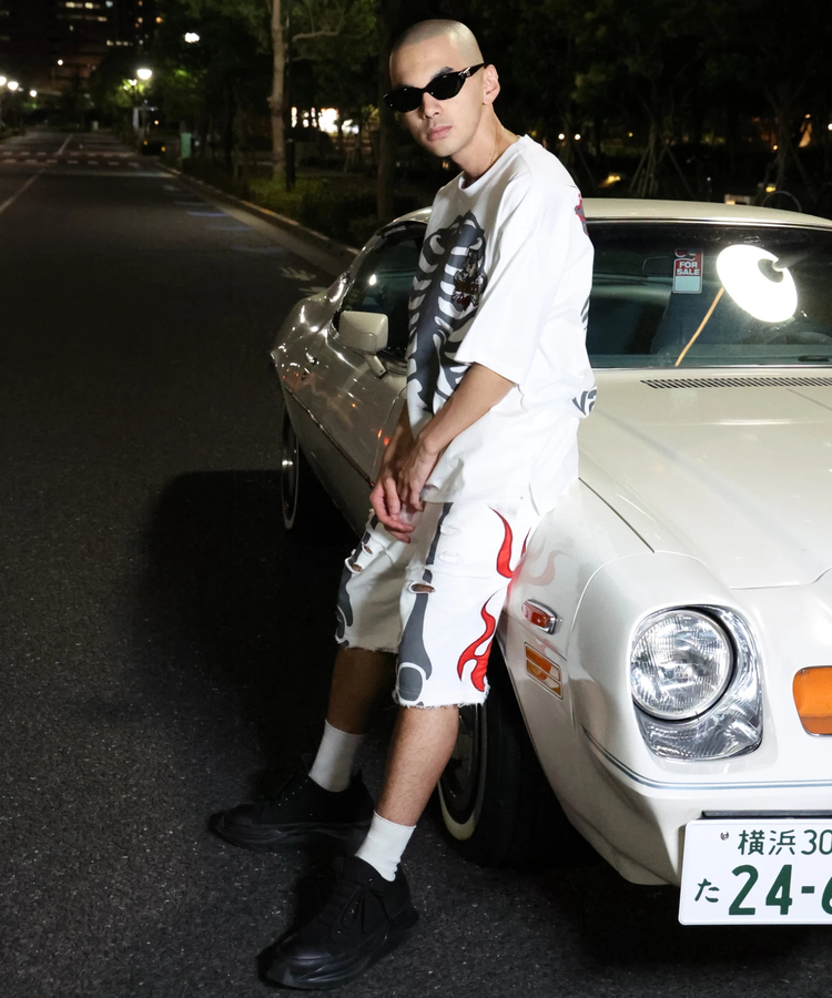 JACKROSE(ジャックローズ) |【VANSON×GALFY×JACKROSE】 骨犬Tee SS(MENS)*セットアップ対応