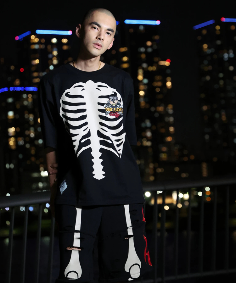 JACKROSE(ジャックローズ) |【VANSON×GALFY×JACKROSE】 骨犬Tee SS(MENS)*セットアップ対応