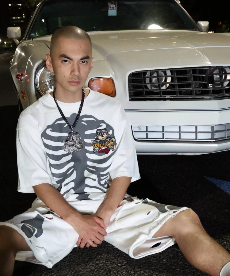 JACKROSE(ジャックローズ) |【VANSON×GALFY×JACKROSE】 骨犬Tee SS(MENS)*セットアップ対応