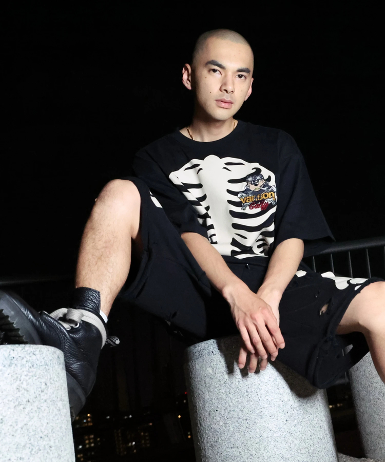 JACKROSE(ジャックローズ) |【VANSON×GALFY×JACKROSE】 骨犬Tee SS(MENS)*セットアップ対応