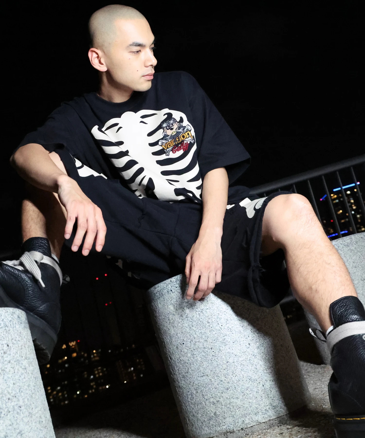 JACKROSE(ジャックローズ) |【VANSON×GALFY×JACKROSE】 骨犬Tee SS(MENS)*セットアップ対応