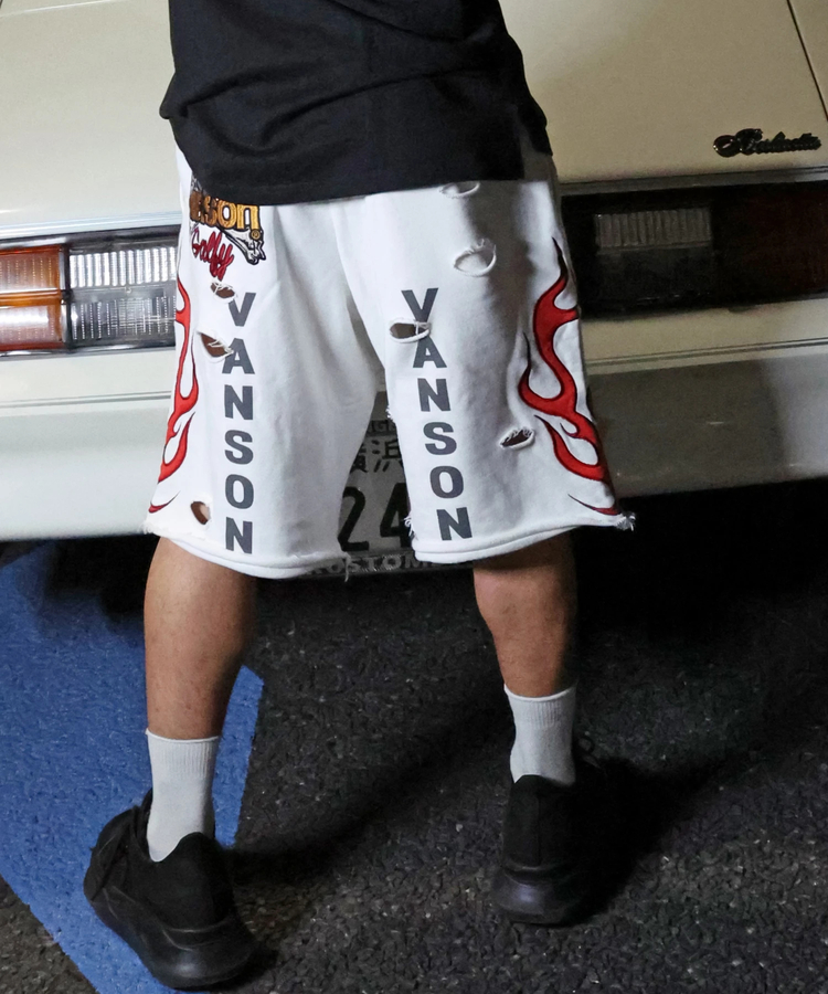 JACKROSE(ジャックローズ) |【VANSON×GALFY×JACKROSE】 骨犬Shorts(MENS)*セットアップ対応