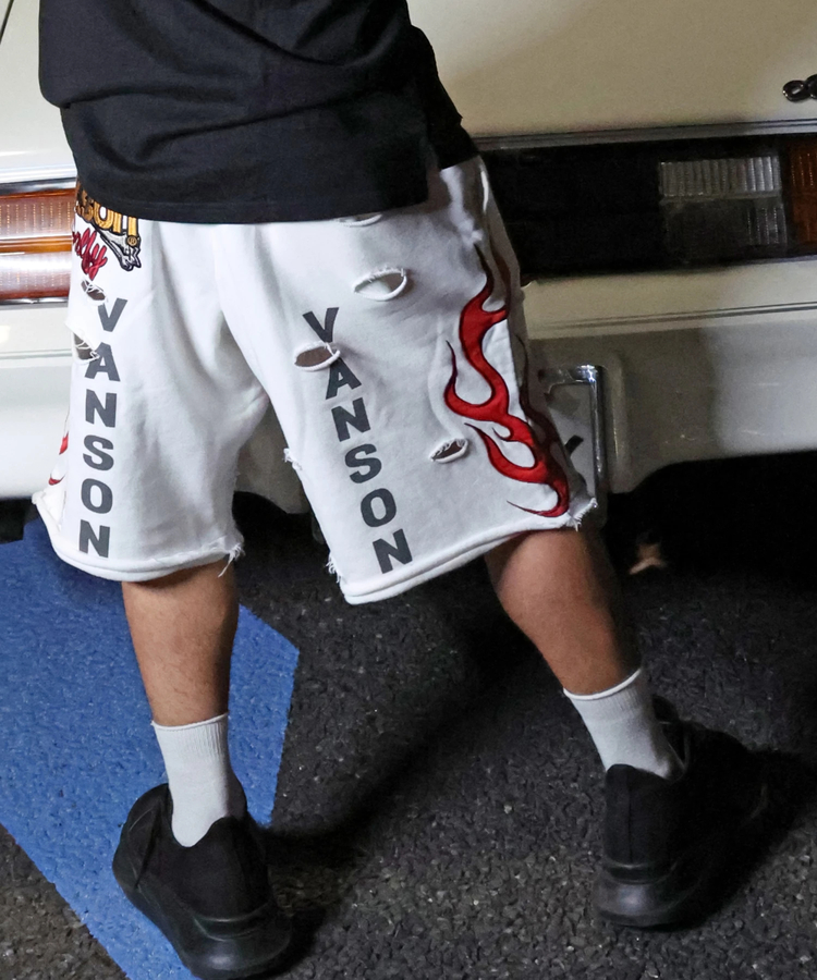 JACKROSE(ジャックローズ) |【VANSON×GALFY×JACKROSE】 骨犬Shorts(MENS)*セットアップ対応