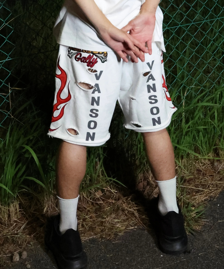 JACKROSE(ジャックローズ) |【VANSON×GALFY×JACKROSE】 骨犬Shorts(MENS)*セットアップ対応