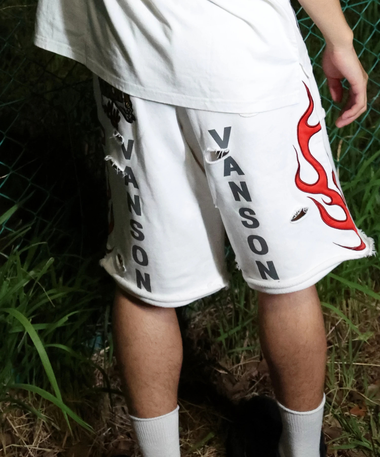 JACKROSE(ジャックローズ) |【VANSON×GALFY×JACKROSE】 骨犬Shorts(MENS)*セットアップ対応