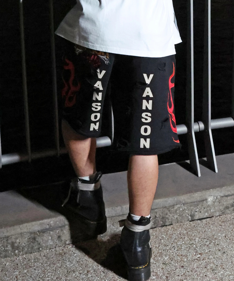 JACKROSE(ジャックローズ) |【VANSON×GALFY×JACKROSE】 骨犬Shorts(MENS)*セットアップ対応