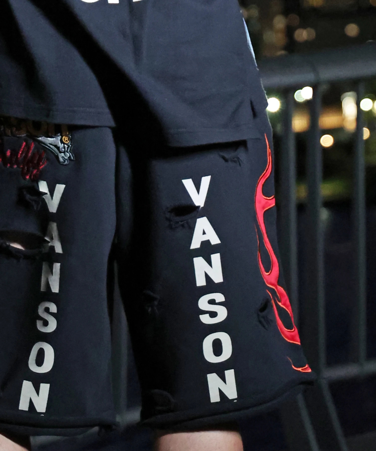 JACKROSE(ジャックローズ) |【VANSON×GALFY×JACKROSE】 骨犬Shorts(MENS)*セットアップ対応