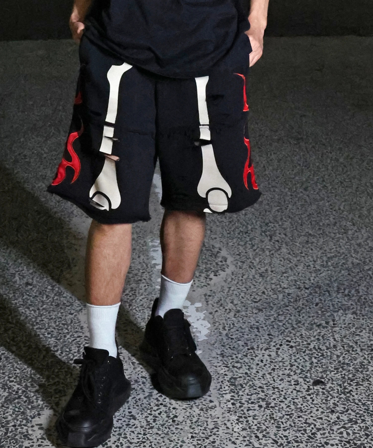 JACKROSE(ジャックローズ) |【VANSON×GALFY×JACKROSE】 骨犬Shorts(MENS)*セットアップ対応