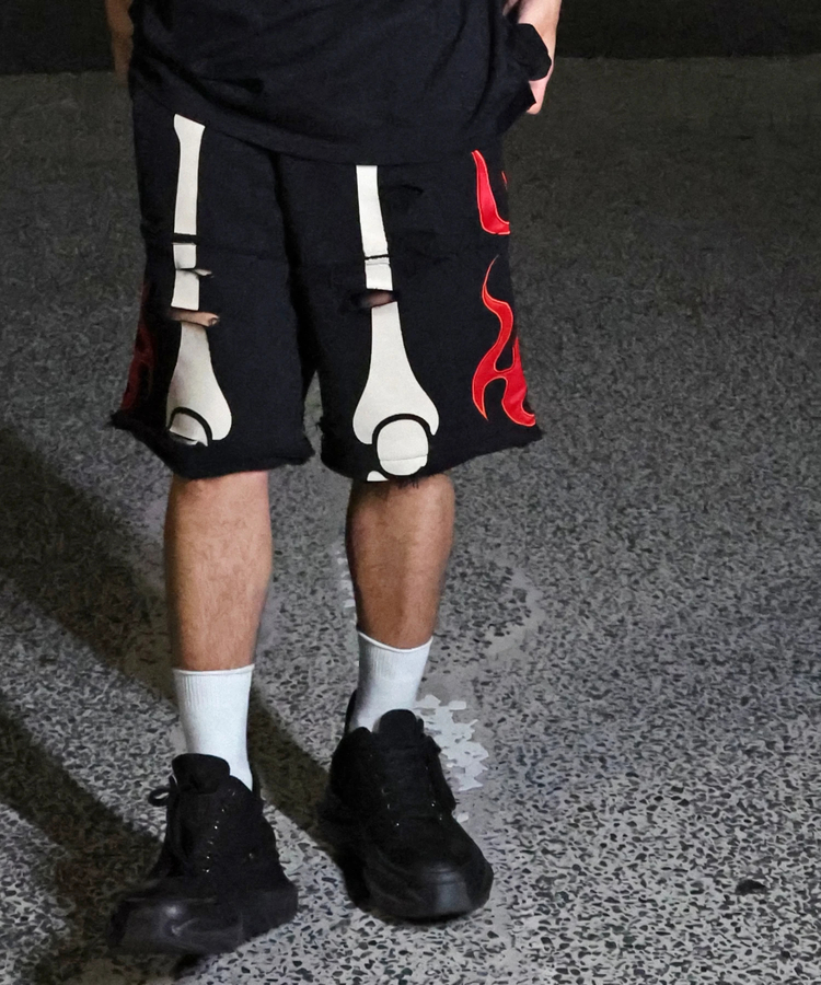 JACKROSE(ジャックローズ) |【VANSON×GALFY×JACKROSE】 骨犬Shorts(MENS)*セットアップ対応