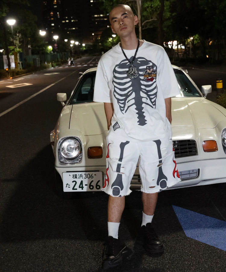 JACKROSE(ジャックローズ) |【VANSON×GALFY×JACKROSE】 骨犬Shorts(MENS)*セットアップ対応