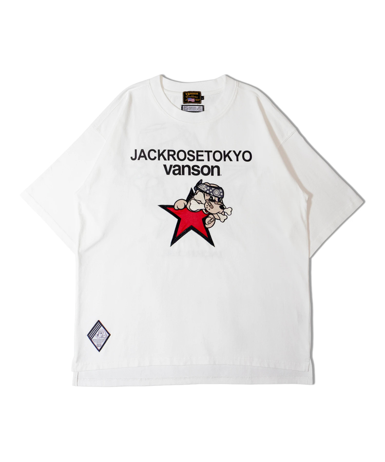 JACKROSE(ジャックローズ) |【VANSON×GALFY×JACKROSE】 星犬Tee SS(MENS)