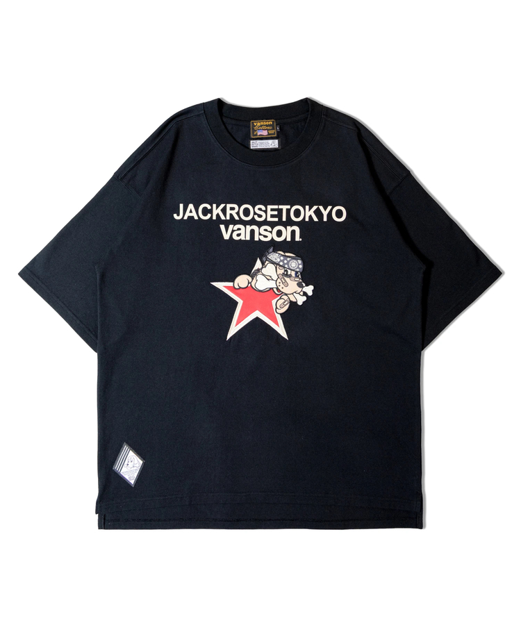 JACKROSE(ジャックローズ) |【VANSON×GALFY×JACKROSE】 星犬Tee SS(MENS)