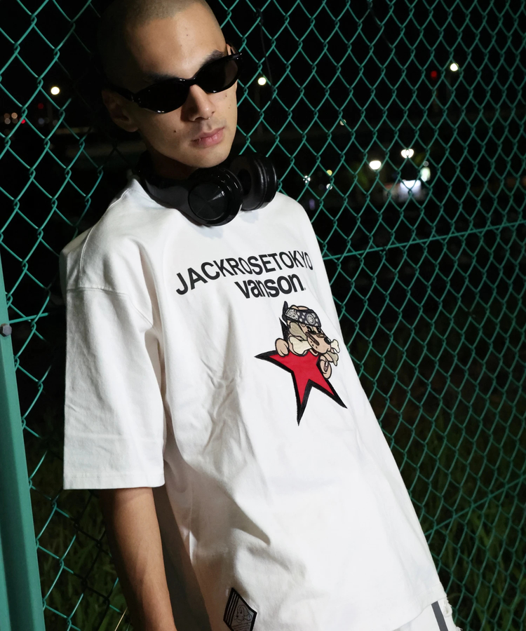JACKROSE(ジャックローズ) |【VANSON×GALFY×JACKROSE】 星犬Tee SS(MENS)