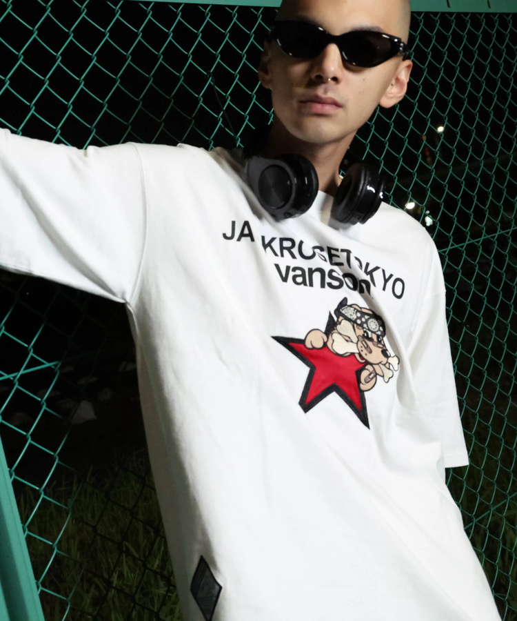 JACKROSE(ジャックローズ) |【VANSON×GALFY×JACKROSE】 星犬Tee SS(MENS)