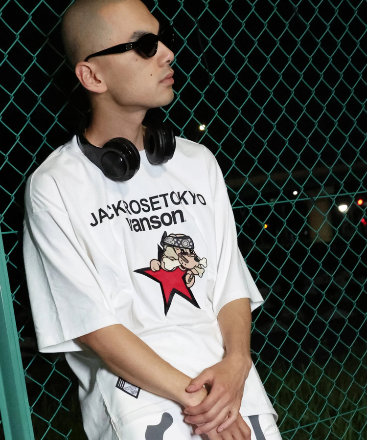 JACKROSE(ジャックローズ) |【VANSON×GALFY×JACKROSE】 星犬Tee SS(MENS)
