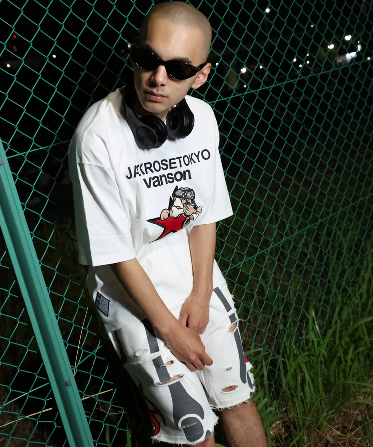 JACKROSE(ジャックローズ) |【VANSON×GALFY×JACKROSE】 星犬Tee SS(MENS)