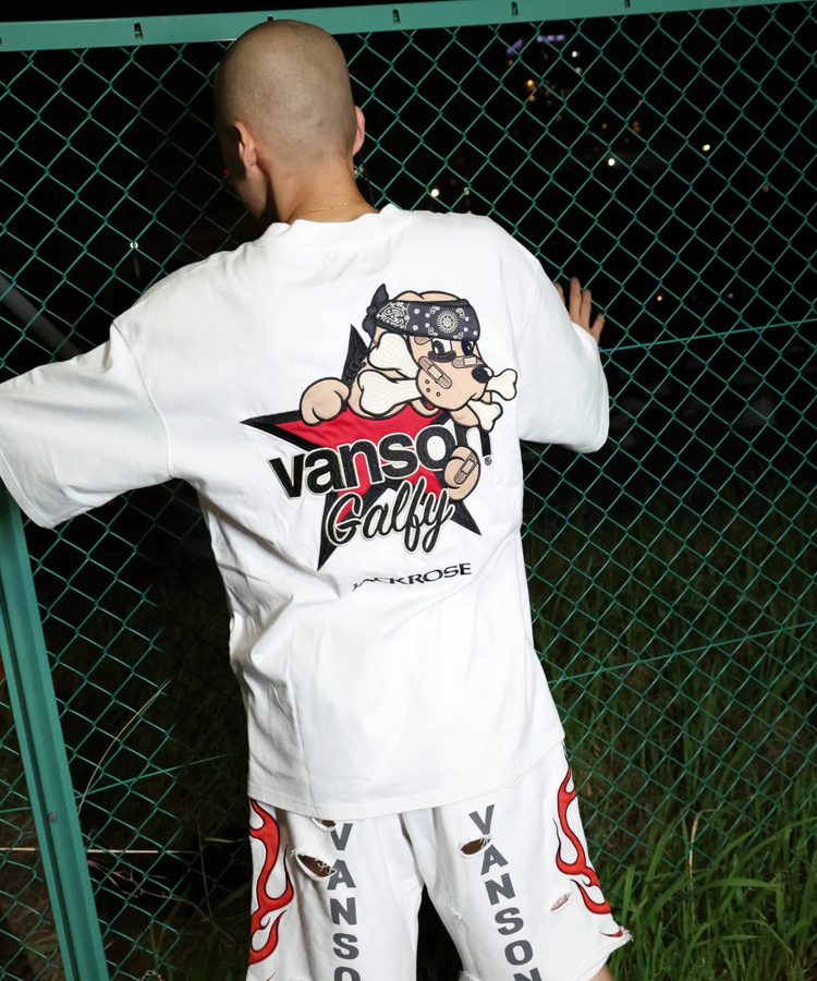 JACKROSE(ジャックローズ) |【VANSON×GALFY×JACKROSE】 星犬Tee SS(MENS)