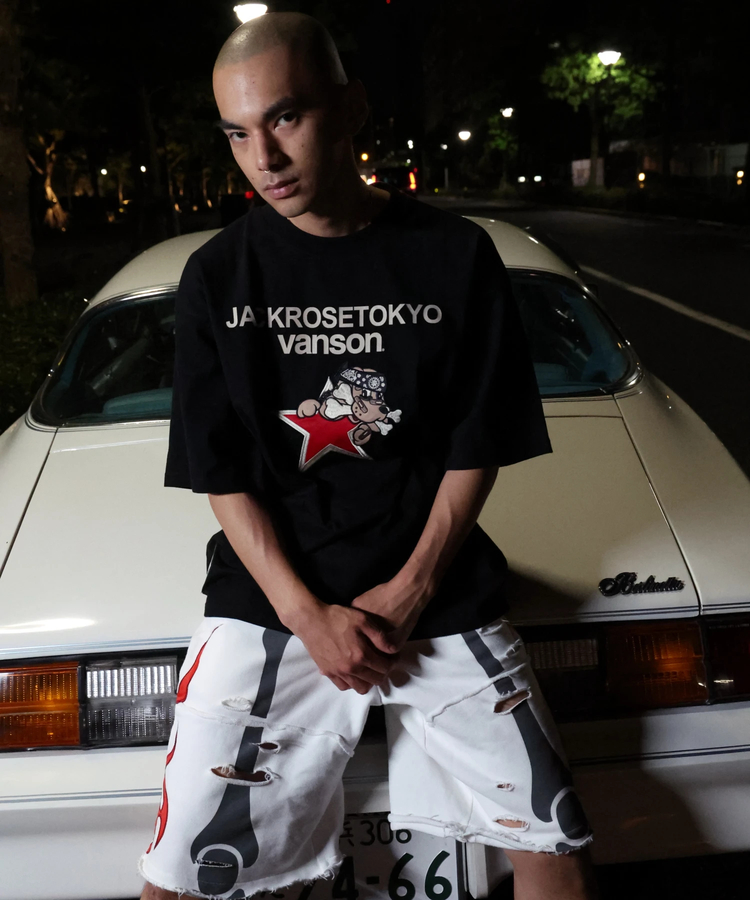 JACKROSE(ジャックローズ) |【VANSON×GALFY×JACKROSE】 星犬Tee SS(MENS)