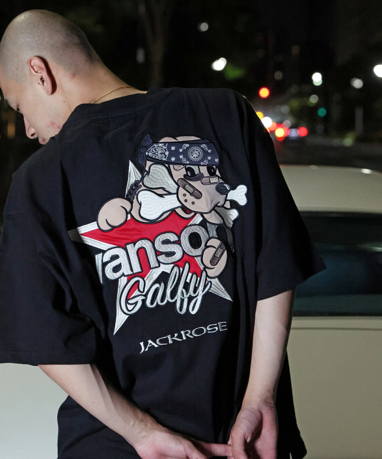 JACKROSE(ジャックローズ) |【VANSON×GALFY×JACKROSE】 星犬Tee SS(MENS)
