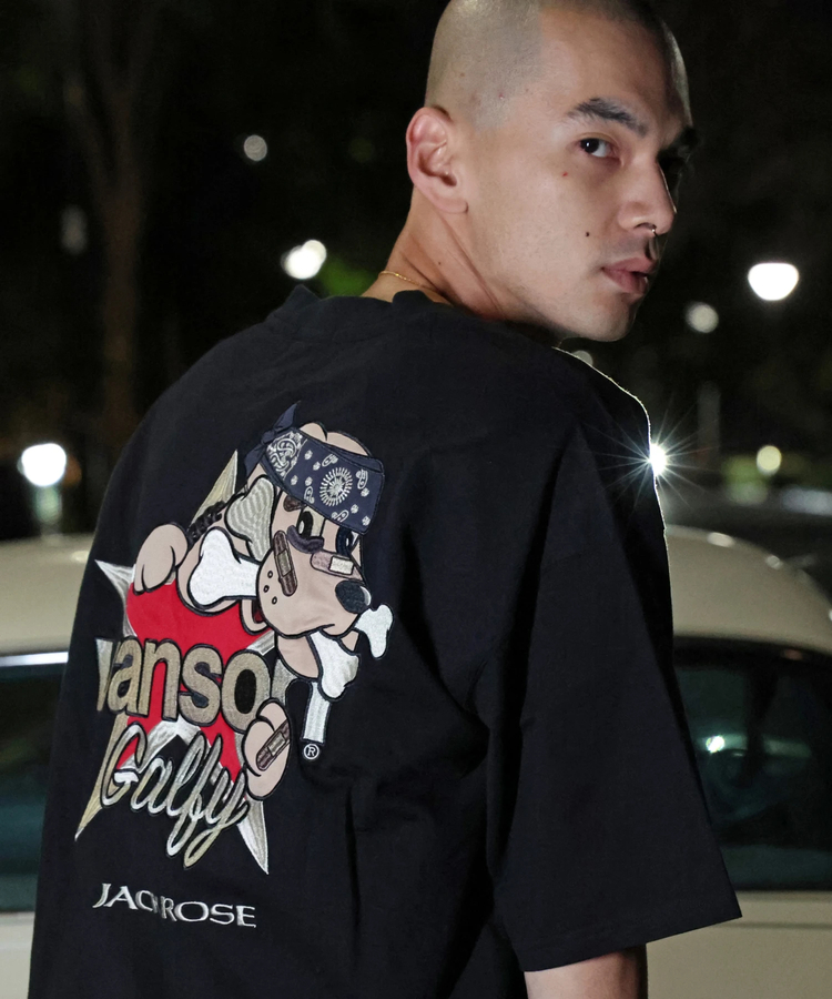 JACKROSE(ジャックローズ) |【VANSON×GALFY×JACKROSE】 星犬Tee SS(MENS)