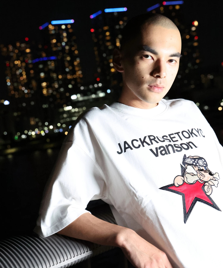 JACKROSE(ジャックローズ) |【VANSON×GALFY×JACKROSE】 星犬Tee SS(MENS)