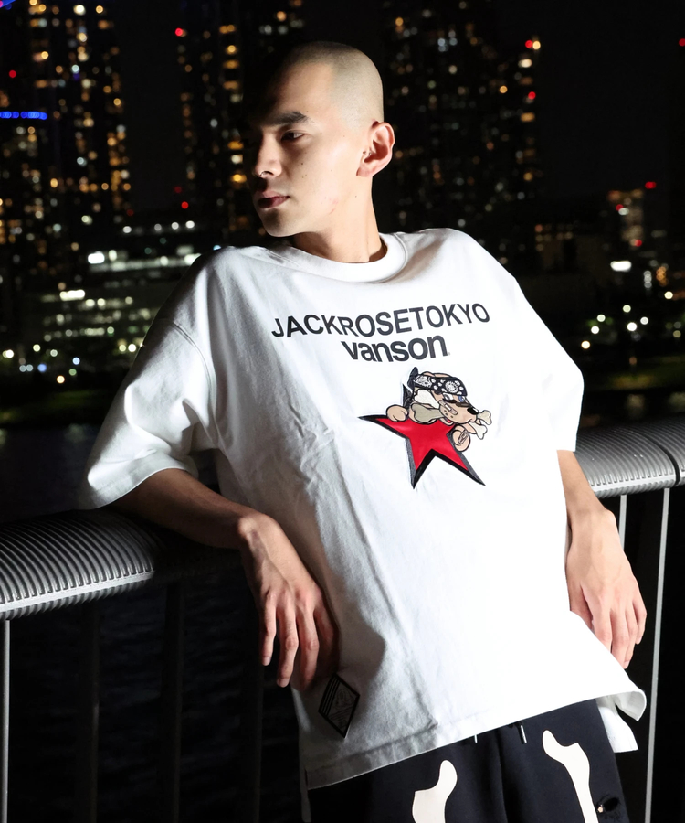 JACKROSE(ジャックローズ) |【VANSON×GALFY×JACKROSE】 星犬Tee SS(MENS)
