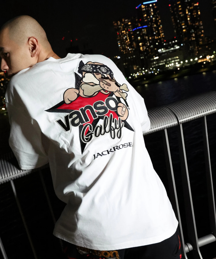 JACKROSE(ジャックローズ) |【VANSON×GALFY×JACKROSE】 星犬Tee SS(MENS)