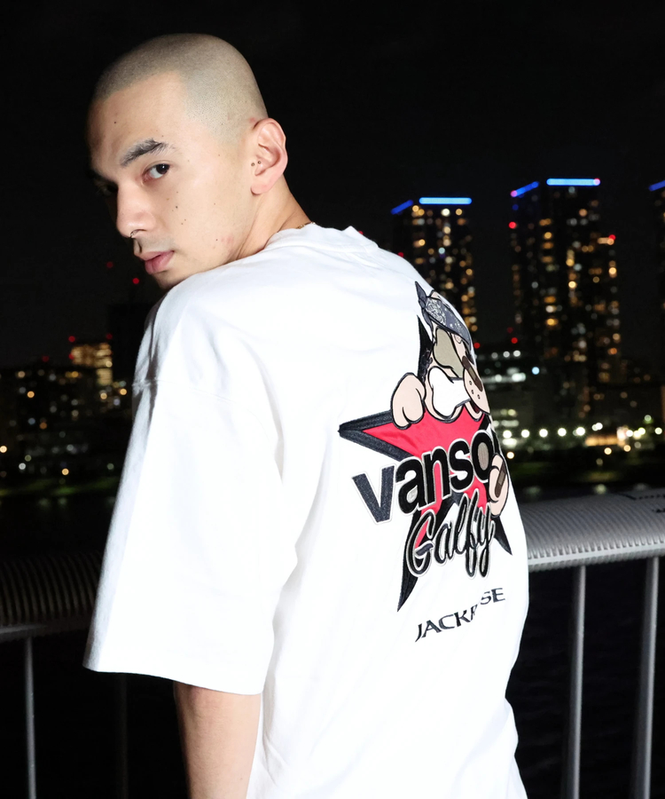 JACKROSE(ジャックローズ) |【VANSON×GALFY×JACKROSE】 星犬Tee SS(MENS)