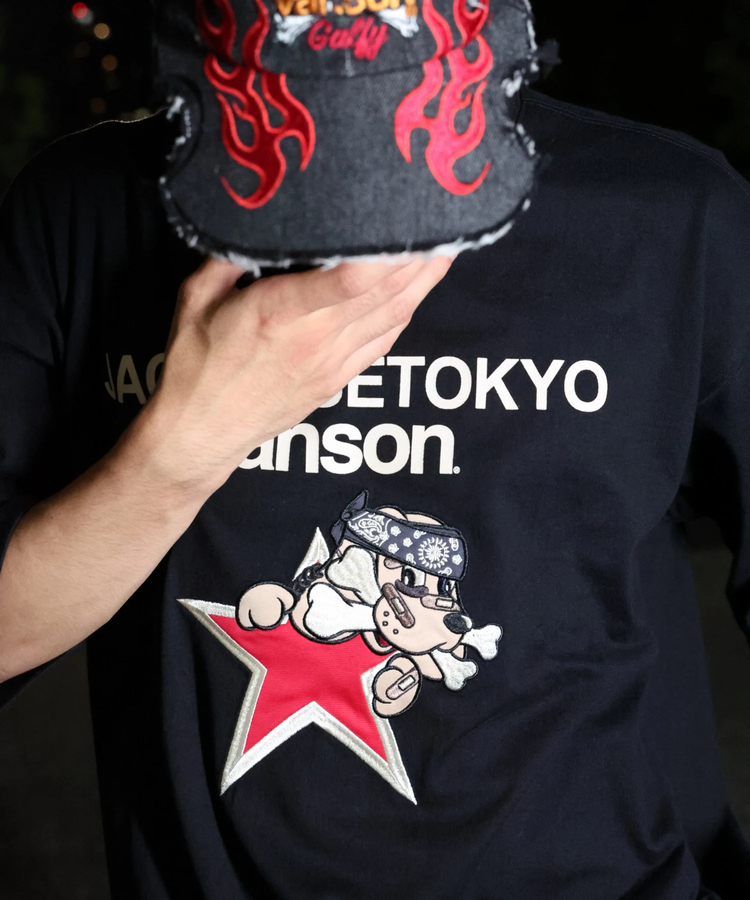 JACKROSE(ジャックローズ) |【VANSON×GALFY×JACKROSE】 星犬Tee SS(MENS)