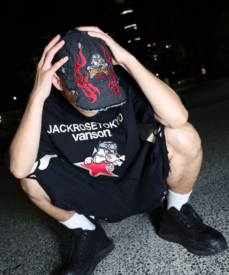 JACKROSE(ジャックローズ) |【VANSON×GALFY×JACKROSE】 星犬Tee SS(MENS)