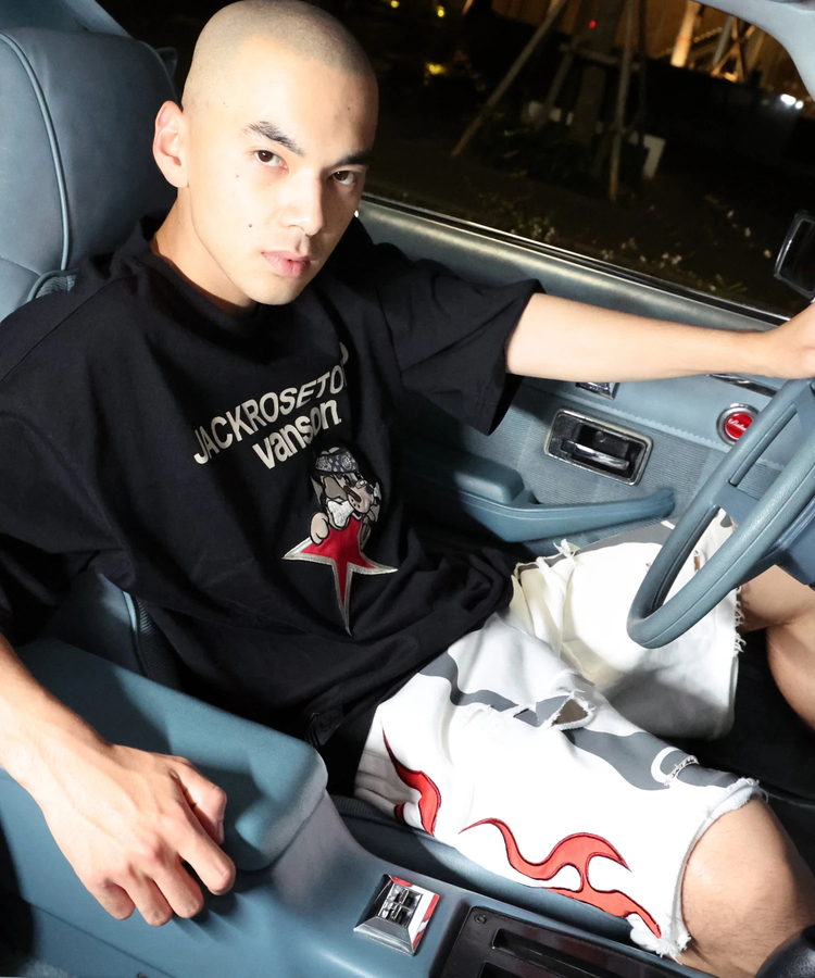 JACKROSE(ジャックローズ) |【VANSON×GALFY×JACKROSE】 星犬Tee SS(MENS)