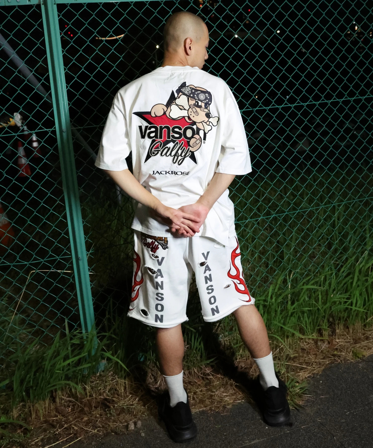 JACKROSE(ジャックローズ) |【VANSON×GALFY×JACKROSE】 星犬Tee SS(MENS)