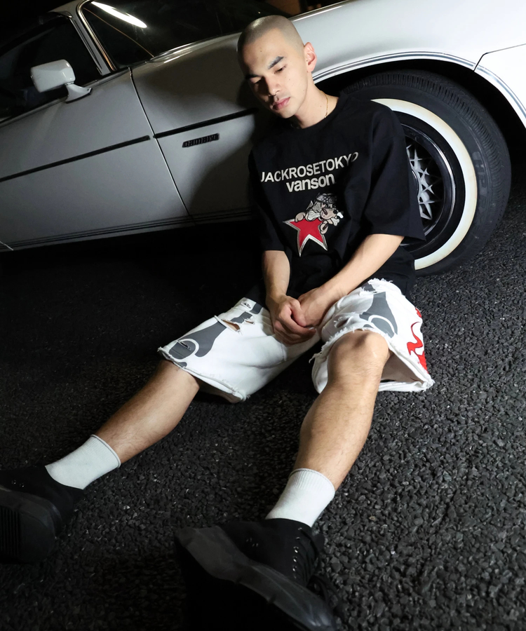 JACKROSE(ジャックローズ) |【VANSON×GALFY×JACKROSE】 星犬Tee SS(MENS)