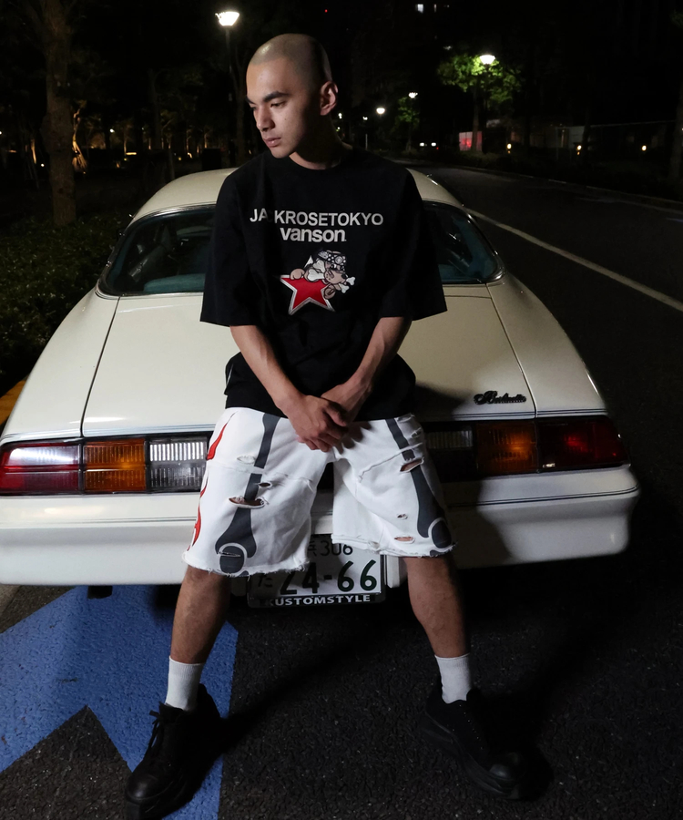 JACKROSE(ジャックローズ) |【VANSON×GALFY×JACKROSE】 星犬Tee SS(MENS)