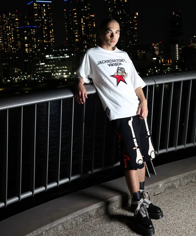 JACKROSE(ジャックローズ) |【VANSON×GALFY×JACKROSE】 星犬Tee SS(MENS)