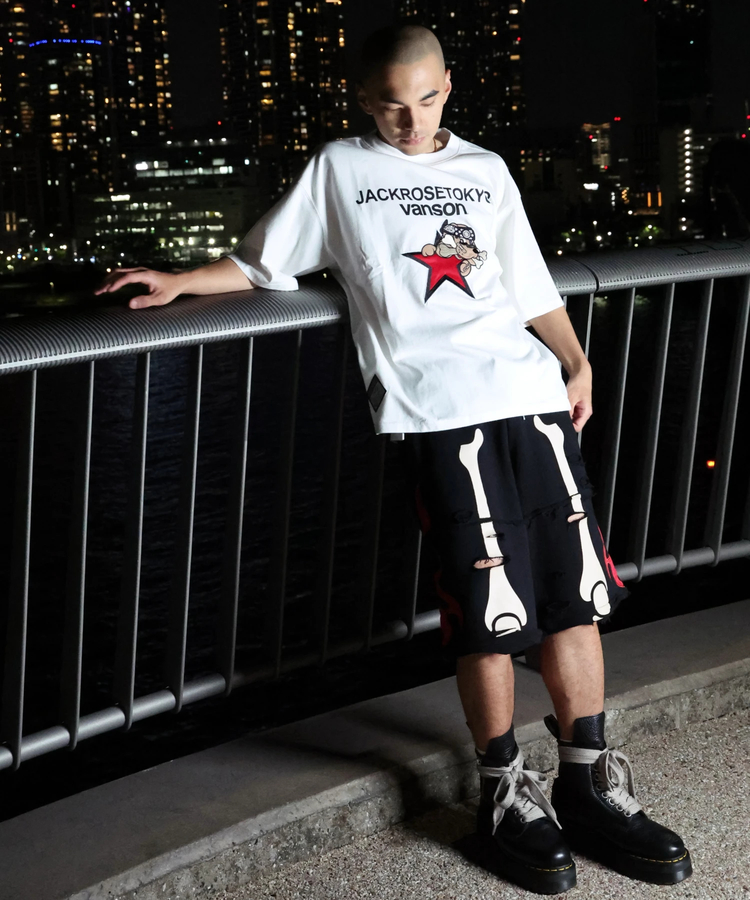 JACKROSE(ジャックローズ) |【VANSON×GALFY×JACKROSE】 星犬Tee SS(MENS)