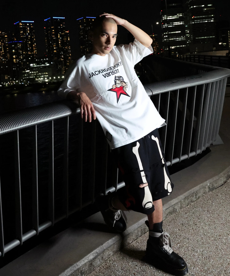 JACKROSE(ジャックローズ) |【VANSON×GALFY×JACKROSE】 星犬Tee SS(MENS)
