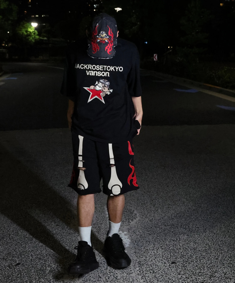 JACKROSE(ジャックローズ) |【VANSON×GALFY×JACKROSE】 星犬Tee SS(MENS)