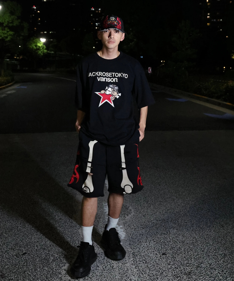 JACKROSE(ジャックローズ) |【VANSON×GALFY×JACKROSE】 星犬Tee SS(MENS)