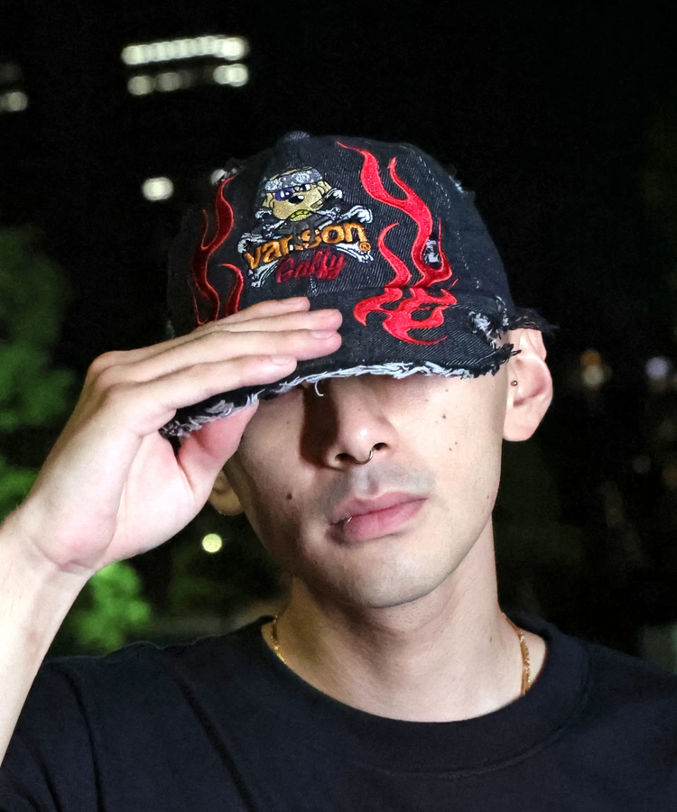 JACKROSE(ジャックローズ) |【VANSON×GALFY×JACKROSE】 炎犬Cap
