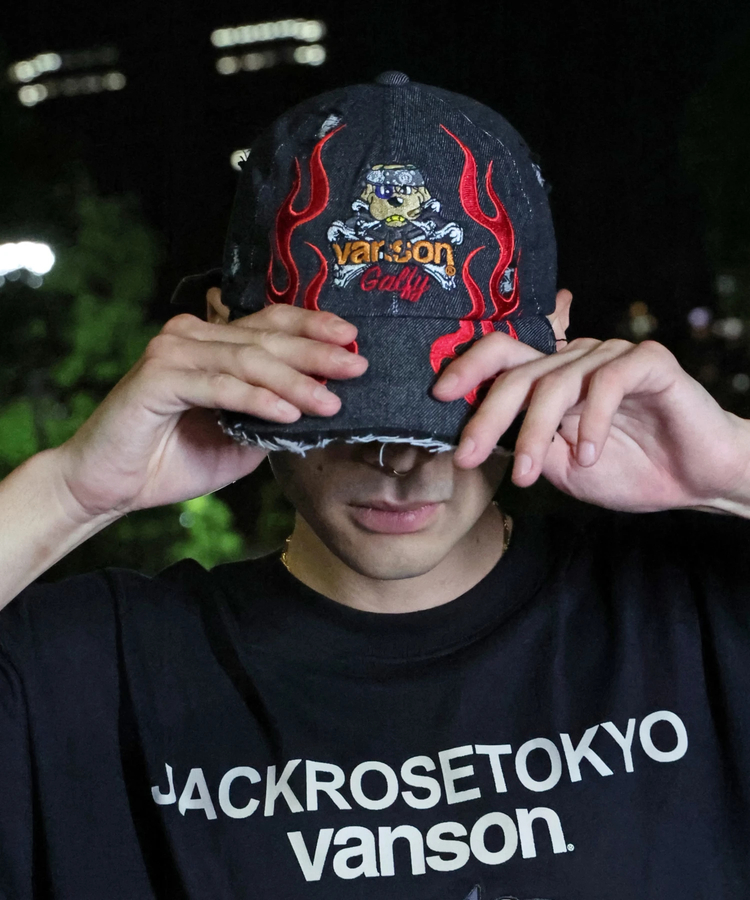JACKROSE(ジャックローズ) |【VANSON×GALFY×JACKROSE】 炎犬Cap