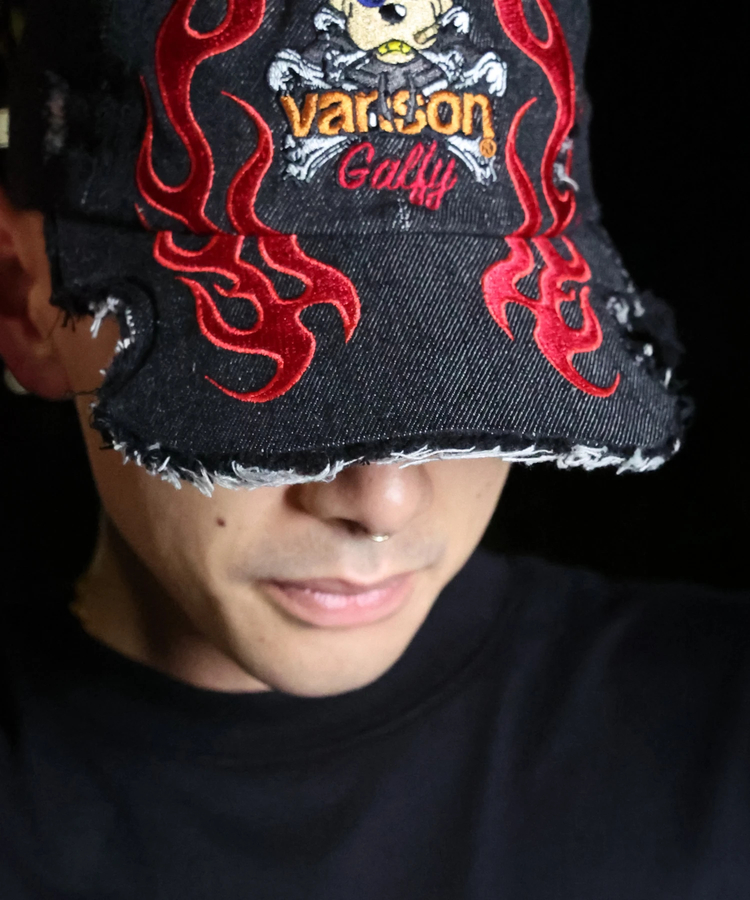JACKROSE(ジャックローズ) |【VANSON×GALFY×JACKROSE】 炎犬Cap
