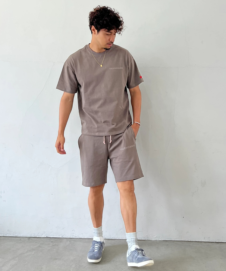 JACKROSE(ジャックローズ) |VALENCIANO/バレンシアーノ LOGO HEAVY WEIGHT JERSEY SHORTS(MENS)