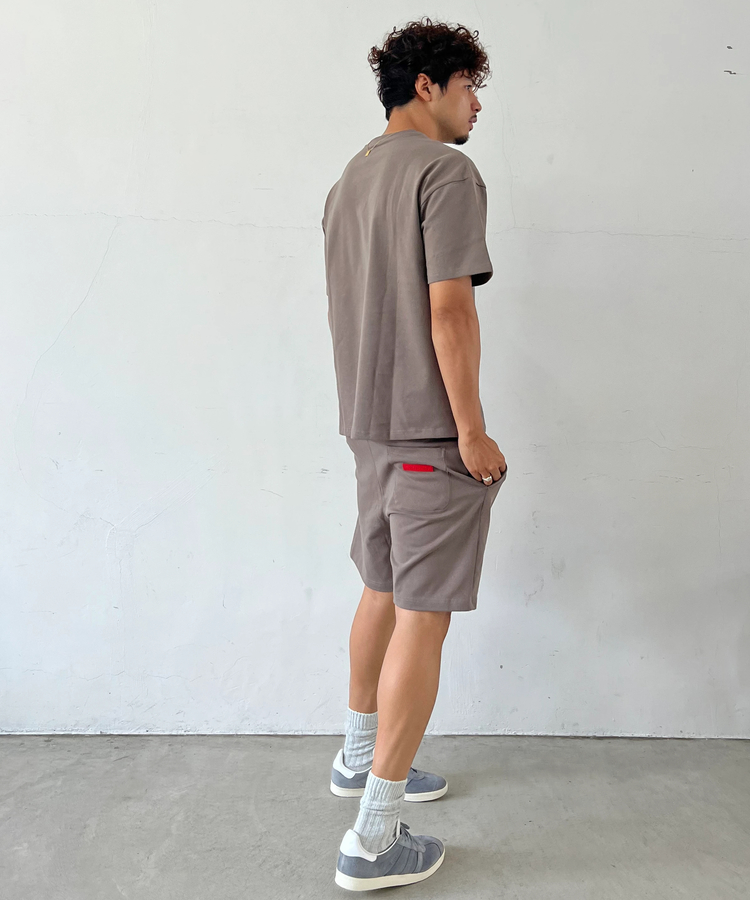 JACKROSE(ジャックローズ) |VALENCIANO/バレンシアーノ LOGO HEAVY WEIGHT JERSEY SHORTS(MENS)