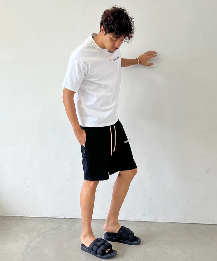 JACKROSE(ジャックローズ) |VALENCIANO/バレンシアーノ LOGO HEAVY WEIGHT JERSEY SHORTS(MENS)